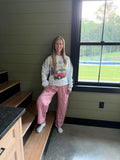 Striped Drawstring Pants